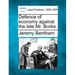 Defence of Economy Against the Late Mr. Burke.