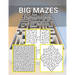 Big Mazes Puzzles Book For Adults: Moderate to Challenging Maze Puzzles, Hours of Fun, Stress Relief and Relaxation, Square - Quad - Star Level Mazes