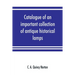 Catalogue of an important collection of antique historical lamps, candlesticks, lanterns, relics, etc