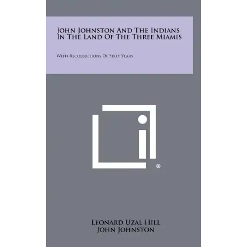 John Johnston And The Indians In The Land Of The Three Miamis: With Recollections Of Sixty Years