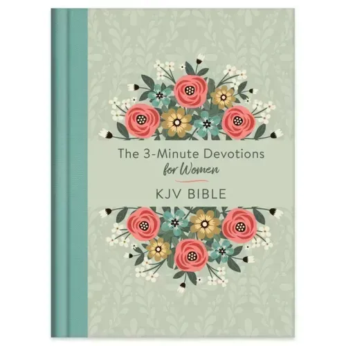 The 3-Minute Devotions for Women KJV Bible [Mint Bouquet]