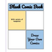 Blank Comic Book: Blank Comic Book Drawing Paper for Kids