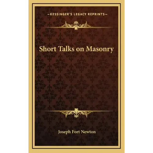 Short Talks on Masonry