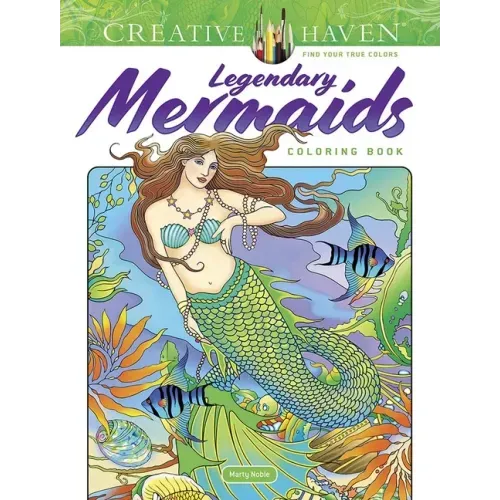 Creative Haven Legendary Mermaids Coloring Book