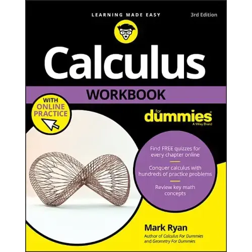Calculus Workbook for Dummies with Online Practice