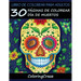 Libro de Colorear para Adultos: 30 Páginas de Colorear Día de Muertos