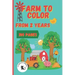 Farm to Color from 2 Years 100 Pages Codanera Editrice: Colouring Book 24 Months Farm with Names of the Figures Large Characters Book Activity Book 2