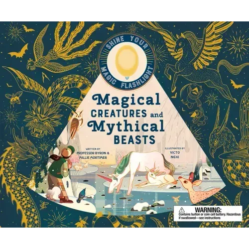 Magical Creatures and Mythical Beasts: Includes Magic Flashlight Which Illuminates More Than 30 Magical Beasts!