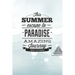 This Summer Scape To Paradise Amazing Journey Von Voyage!: Beautiful Summer Travel Quote With Boat For Chistmas/Anniversary/Birthdays 6x9