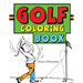 Golf Coloring Book