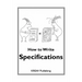 How To Write Specifications