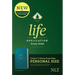 NLT Life Application Study Bible, Third Edition, Personal Size (Leatherlike, Teal Blue)