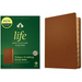 NLT Life Application Study Bible, Third Edition (Genuine Leather, Brown, Indexed, Red Letter)