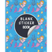 Blank Sticker Book: Mermaid Scales Softcover Blank Sticker Album, Sticker Album For Collecting Stickers For Adults, Blank Sticker ... Coll