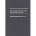 Conflict Resolution and Public Policy
