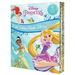 Disney Princess Little Golden Book Library -- 6 Little Golden Books: Tangled; Brave; The Princess and the Frog; The Little Mermaid; Beauty and the Bea
