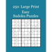 250 Large Print Easy Sudoku Puzzles