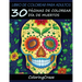 Libro de Colorear para Adultos: 30 Páginas de Colorear Día de Muertos