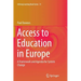 Access to Education in Europe: A Framework and Agenda for System Change