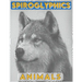 Spiroglyphics: Animals - Spiroglyphics coloring book - New Kind of Coloring with One Color to Use for Adults Relaxation & Stress Reli
