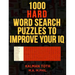 1000 Hard Word Search Puzzles to Improve Your IQ