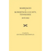 Marriages of Robertson County, Tennessee, 1839-1861