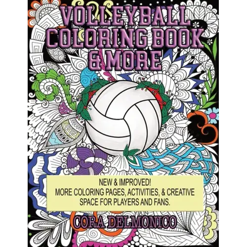 Volleyball Coloring Book & More: Coloring Pages, Activities, & Creative Space for Players & Fans