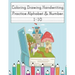 Coloring Drawing Handwriting Practice Alphabet & Number: Workbook For Preschoolers Pre K, Kindergarten and Kids Ages 3-5 Drawing And Writing With Cute