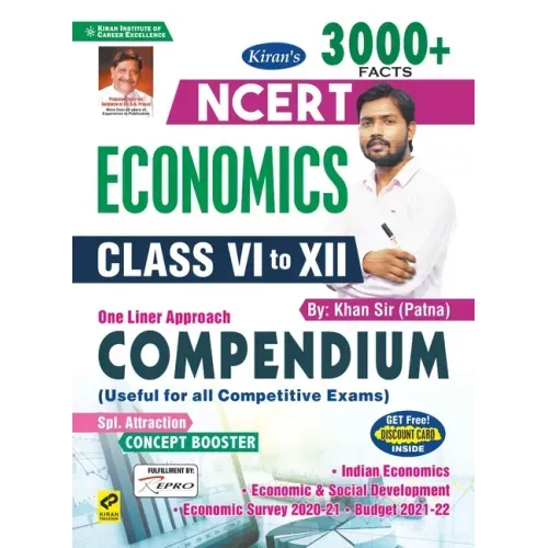 NCERT Class VI-XII Economics (E) One liner Approach Compendium (By Khan Sir)