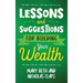 Lesson and Suggestions for Building Your Wealth