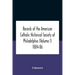 Records Of The American Catholic Historical Society Of Philadelphia (Volume I) 1884-86