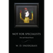 Not for Specialists: New and Selected Poems