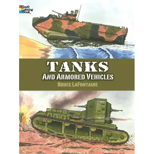 Tanks and Armored Vehicles Coloring Book