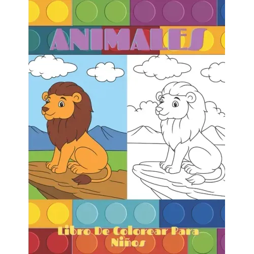 ANIMALES - Libro De Colorear Para Niños: Animales Marinos, Animales de Granja, Animales de la Selva, Animales del Bosque Y Animales del Circo