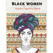Black women Adults Coloring Book: Beauty queens gorgeous black women African american afro dreads for adults relaxation art large creativity grown ups
