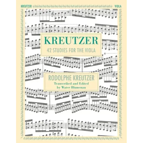 42 Studies: Transcribed for Viola (Schirmer's Library of Musical Classics, Volume 1737)