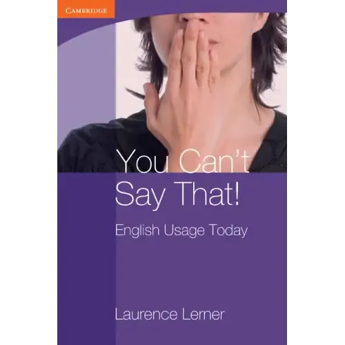 You Can't Say That!