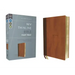 Niv, Thinline Bible, Giant Print, Leathersoft, Brown, Red Letter, Comfort Print