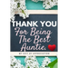 Thank You For Being The Best Auntie: My Gift Of Appreciation: Full Color Gift Book Prompted Questions 6.61 x 9.61 inch