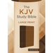 The KJV Study Bible, Large Print (Indexed) [Copper Cross]