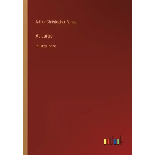 At Large: in large print