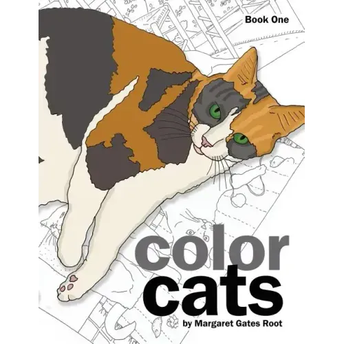 Color Cats Book One: Coloring Pages for Adults