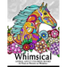 Whimsical Animal adult coloring books: Art Design for Relaxation and Mindfulness (Elephant, Bird, Penguin, Tiger, Deer and other)