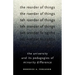 The Reorder of Things: The University and Its Pedagogies of Minority Difference