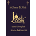 99 Name Of Allah Islamic Coloring Activities Book Adults Kids: Arabic coloring book for adults and kids,, Ramadan gifts activities for kids Asmaul Hus