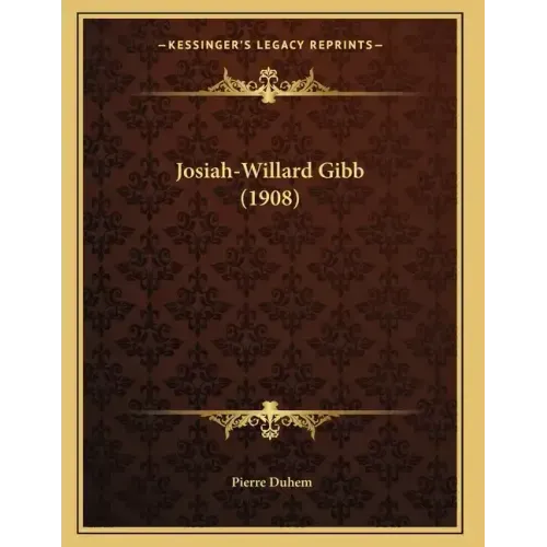 Josiah-Willard Gibb (1908)