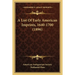 A List Of Early American Imprints, 1640-1700 (1896)