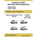 Suzuki Carry Truck Special Equipment Master Parts Manual DD51B DC51C