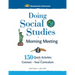 Doing Social Studies in Morning Meeting