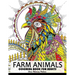 Farm Animal Coloring Books for Adults: Animal Relaxation and Mindfulness (Duck, Horse, Cow, Chicken, rabbit, pig and friend)